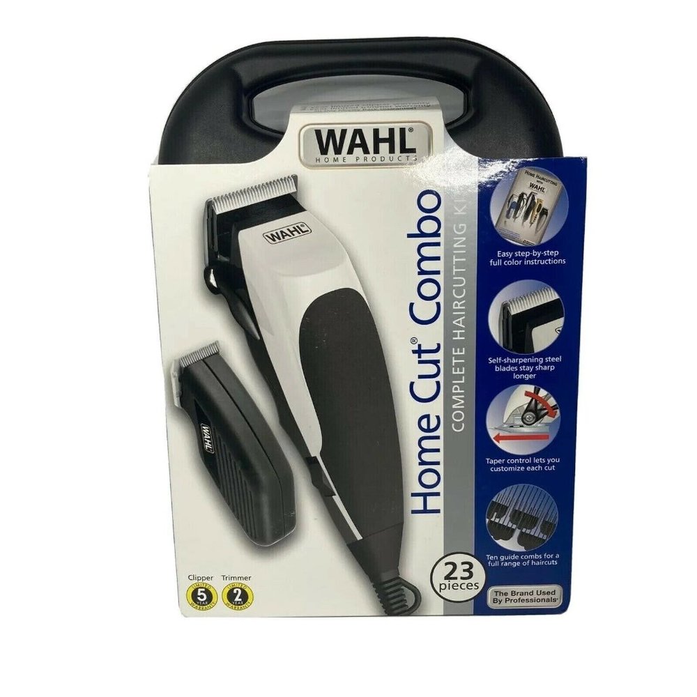 Wahl HomeCut Combo Haircutting Trimmer Clipper Complete Kit 23 Pieces 9243-4401